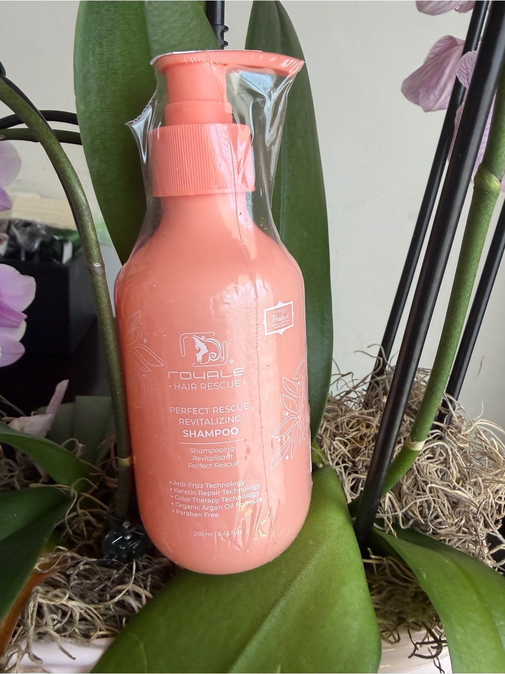 Royale Hair Rescue Perfect Rescue Revitalizing Shampoo - Coral